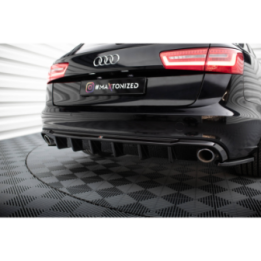 Dokładka Tylna Audi A6 Sedan / Avant C7 (Wersja z pojedynczymi wydechami z dwóch stron)