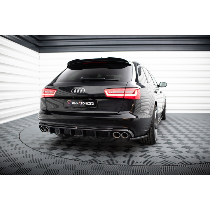 Dokładka Tylna Audi A6 Sedan / Avant C7 (Wersja z podwójnymi wydechami z dwóch stron)
