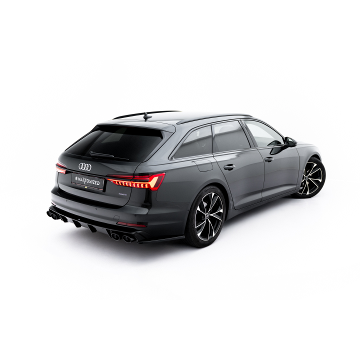 Dokładka Tylna + Atrapa Wydechu Audi A6 Sedan / Avant C8 / C8 Facelift