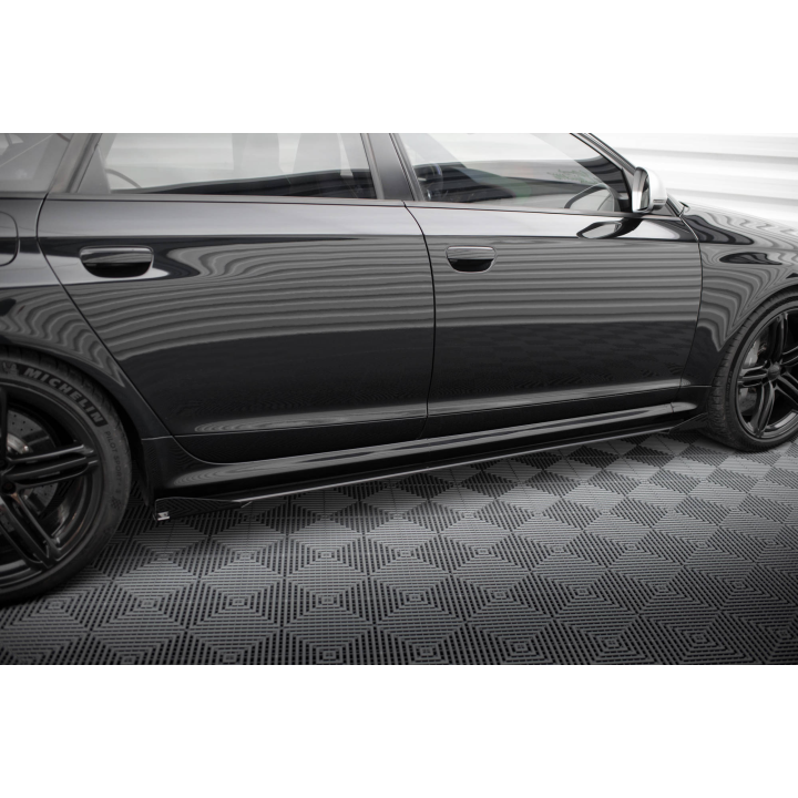Dokładki progów Street Pro + Flaps Audi RS6 Avant C6