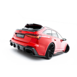 Karbonowe Splittery Tylne Boczne Prepreg Audi RS6 C8 / C8 Facelift