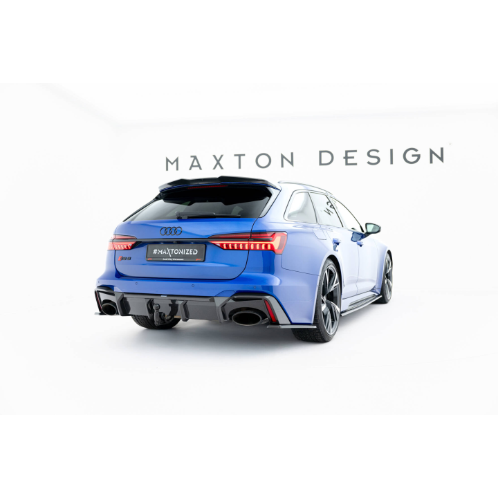 Karbonowy Dyfuzor Tylny Prepreg Audi RS7 C8  (wersja z hakiem)