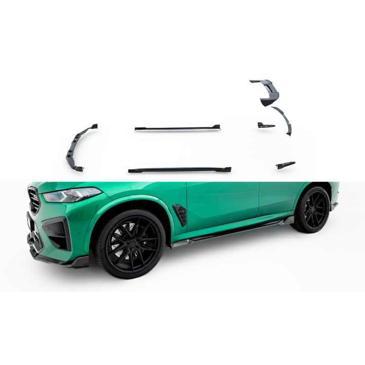 Karbonowy Zestaw Splitterów Prepreg BMW X5 M F95 Facelift