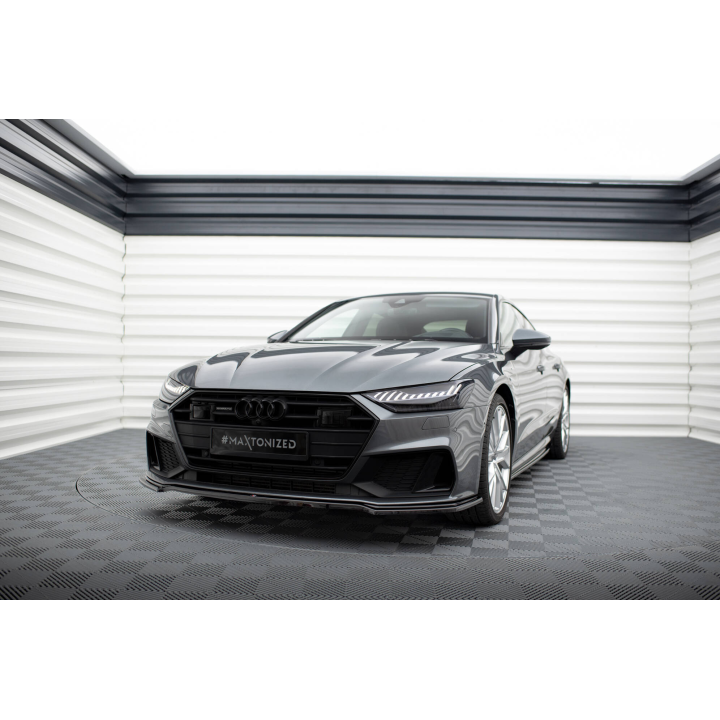 Splitter Przedni V.1 Audi A7 S-Line C8 / S7 C8 / C8 Facelift / S7 Facelift