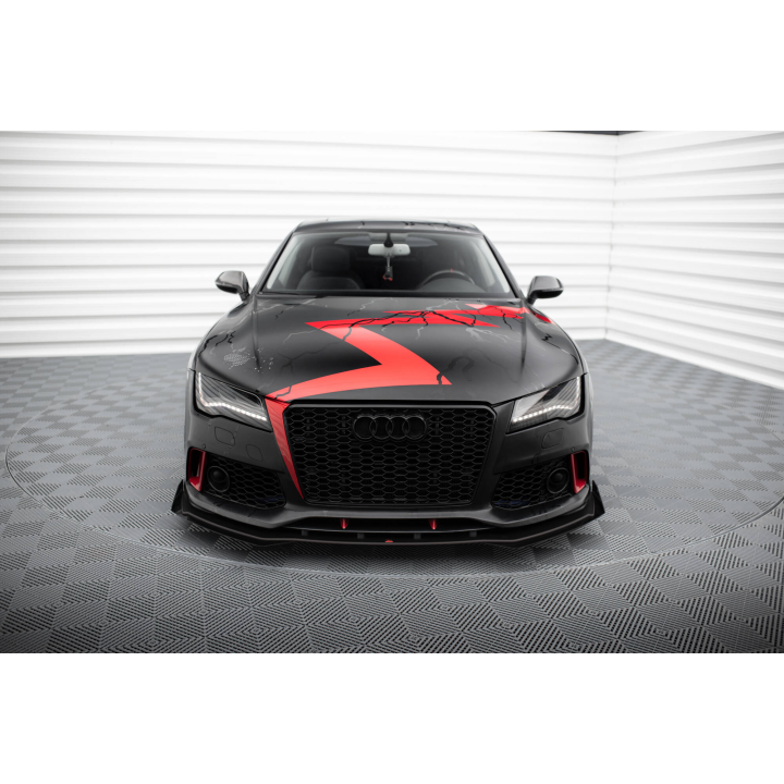 Splitter Przedni Street Pro + Flaps Audi A7 RS7 Look C7