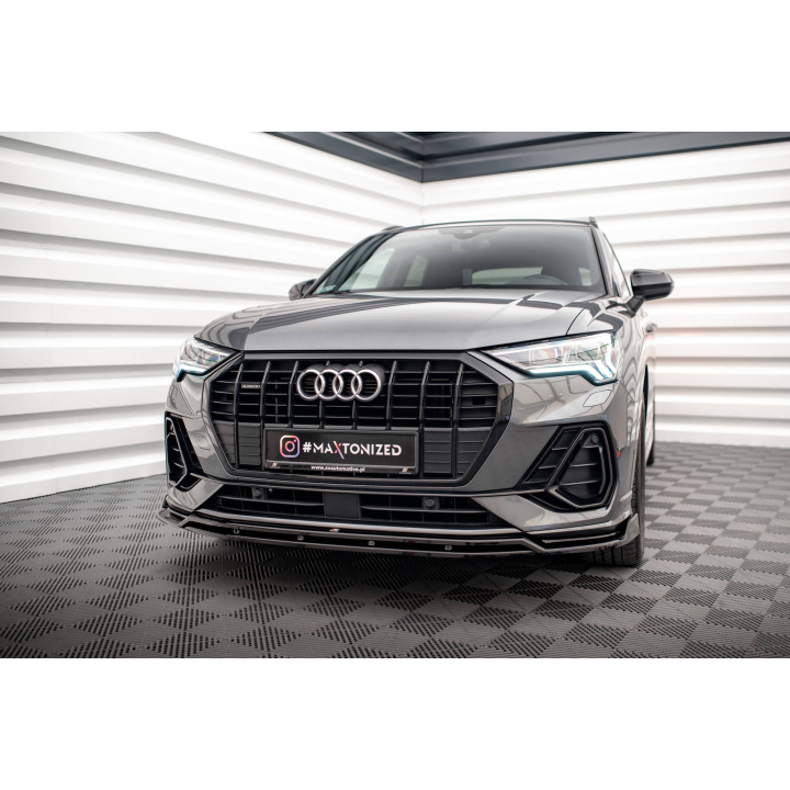 Splitter Przedni V.4 Audi Q3 Sportback / SUV S-Line F3