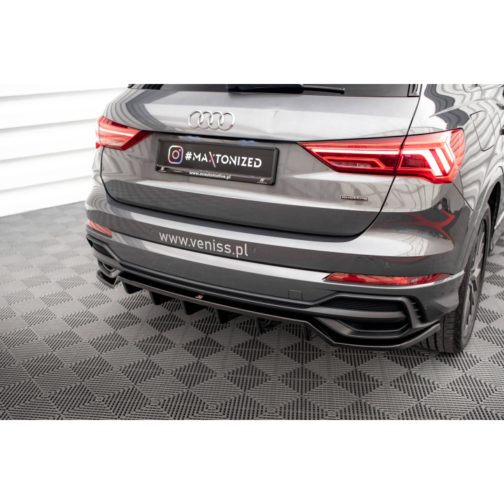 Splitter Tylny (Z Dyfuzorem) Audi Q3 S-Line SUV F3