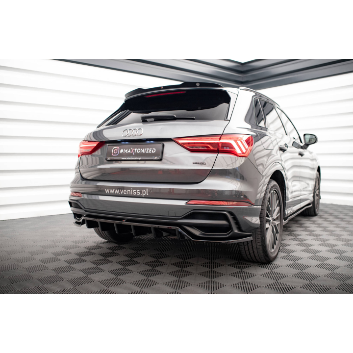 Splitter Tylny (Z Dyfuzorem) Audi Q3 S-Line SUV F3