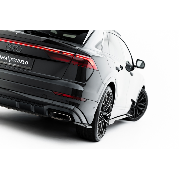 Karbonowe Splittery Tylne Boczne Prepreg Audi SQ8 / Q8 S-Line Mk1 Facelift
