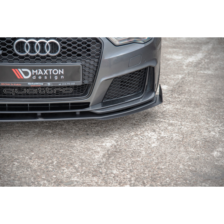 Splitter Przedni Street Pro + Flaps Audi RS3 8V Sportback