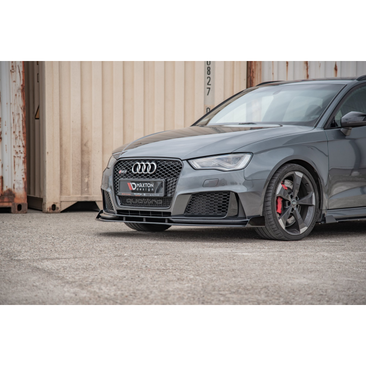 Splitter Przedni Street Pro + Flaps Audi RS3 8V Sportback