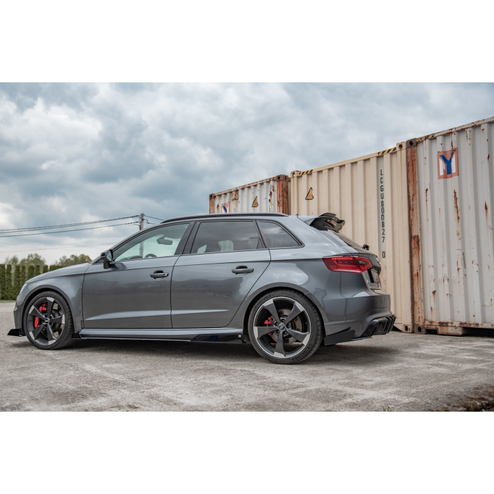 Splittery Tylne Boczne Street Pro + Flaps Audi RS3 8V Sportback