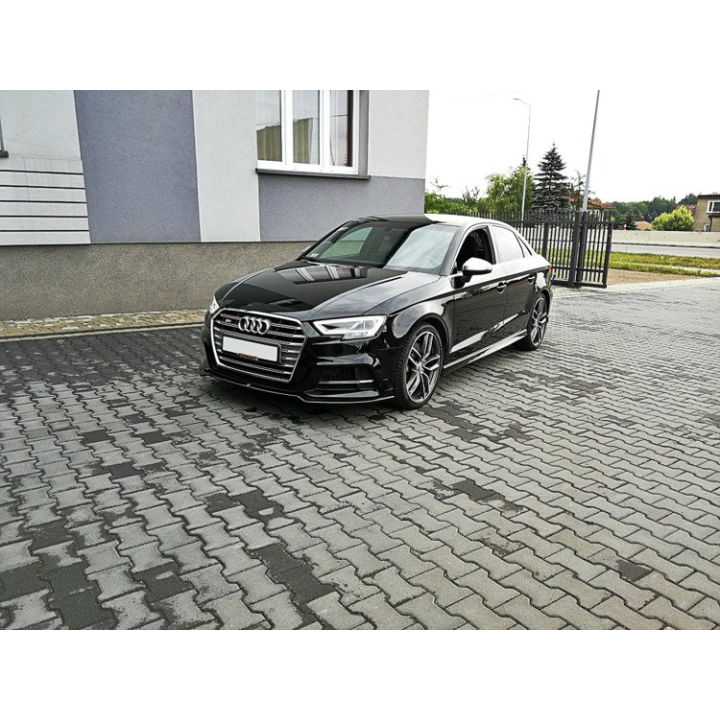 Splitter Przedni V.2 Audi S3 / A3 S-Line 8V FL Sedan