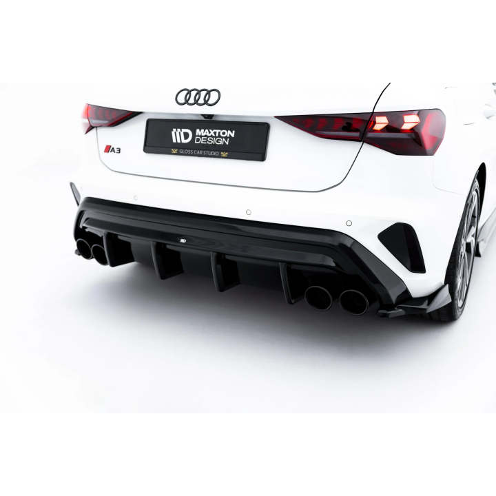 Dokładka Tylna + Atrapa Wydechu Audi A3 S-Line Sportback 8Y Facelift