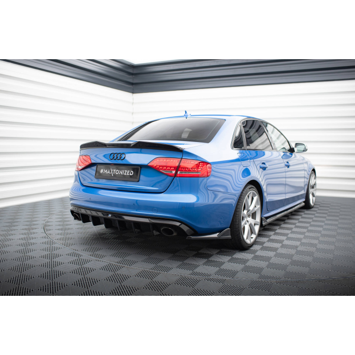 Dokładka Tylna Audi A4 S-Line Sedan / Avant B8 (Wersja z pojedynczymi końcówkami wydechu po obydwu stronach)
