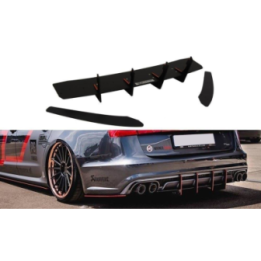 Dyfuzor Tylny i Splittery Tylne Boczne Audi S6 C7 FL