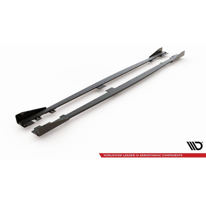 Dokładki progów Street Pro V.2 + Flapsy BMW 1 F20 M135i / M140i / M-Pack