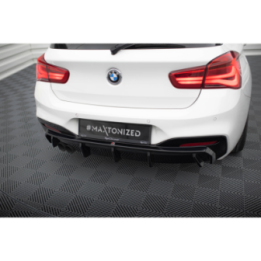 Dokładka Tylna V.3 BMW 1 M-Pack F20 Facelift (Wersja z podwójnym wydechem z jednej strony)