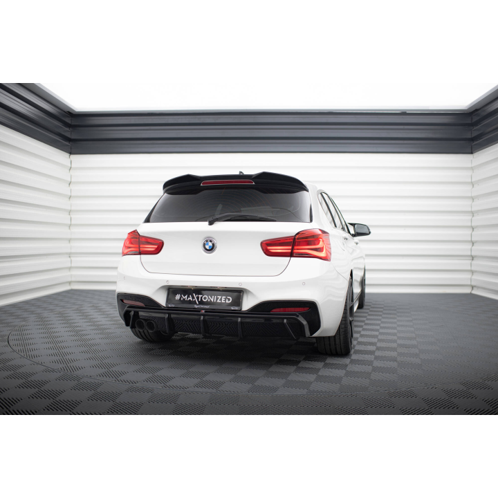 Dokładka Tylna V.3 BMW 1 M-Pack F20 Facelift (Wersja z podwójnym wydechem z jednej strony)