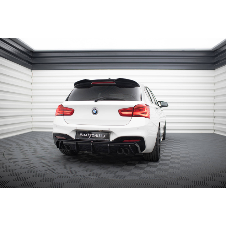 Dokładka Tylna V.3 BMW 1 M-Pack / M140i F20 Facelift (Wersja z podwójnymi wydechami z obu stron)