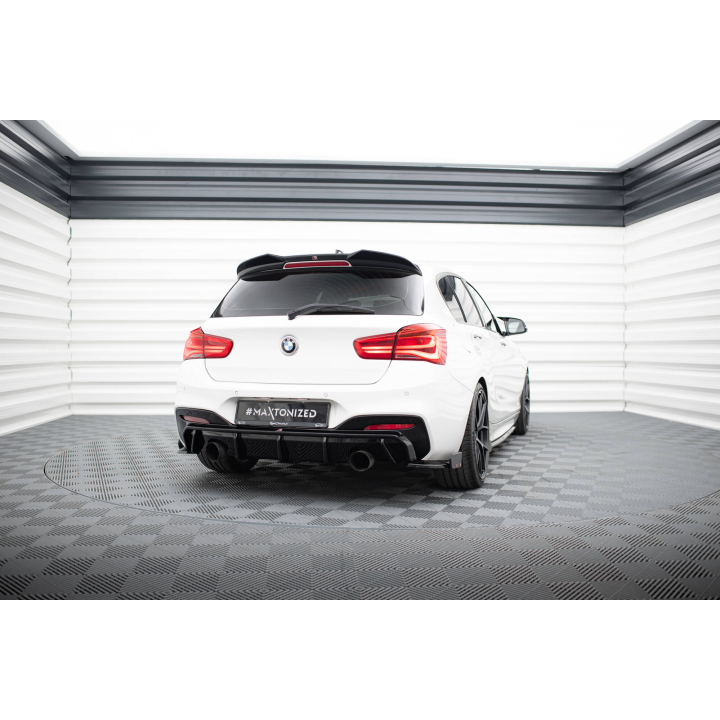 Splittery Tylne Boczne V.5 + Flaps (Do dokładki V.3) BMW 1 M-Pack / M140i F20 Facelift