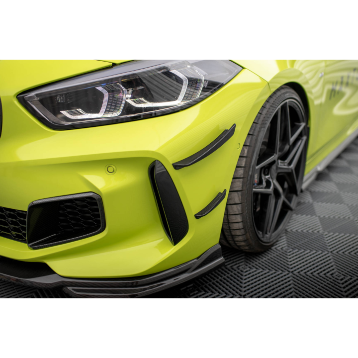 Karbonowe Canards(owiewki przedniego zderzaka) Prepreg BMW 1 M-Pack /  M135i / 128ti F40