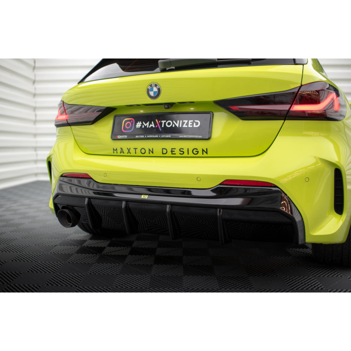 Dokładka Tylna V.3 BMW 1 M-Pack / 128ti F40 (Wersja z pojedynczą końcówką wydechu z jednej strony)