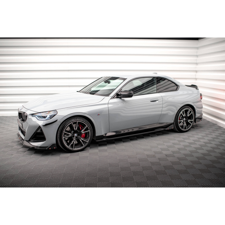 Dokładki Progów V.2 + Flaps BMW 2 Coupe M-Pack / M240i G42