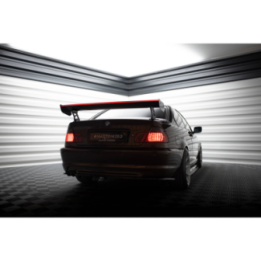 Karbonowy Spoiler Z Zewnętrznymi Wspornikami + LED BMW 3 Coupe E46
