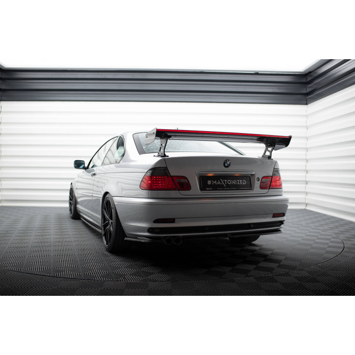Karbonowy Spoiler Z Zewnętrznymi Wspornikami + LED BMW 3 Coupe E46