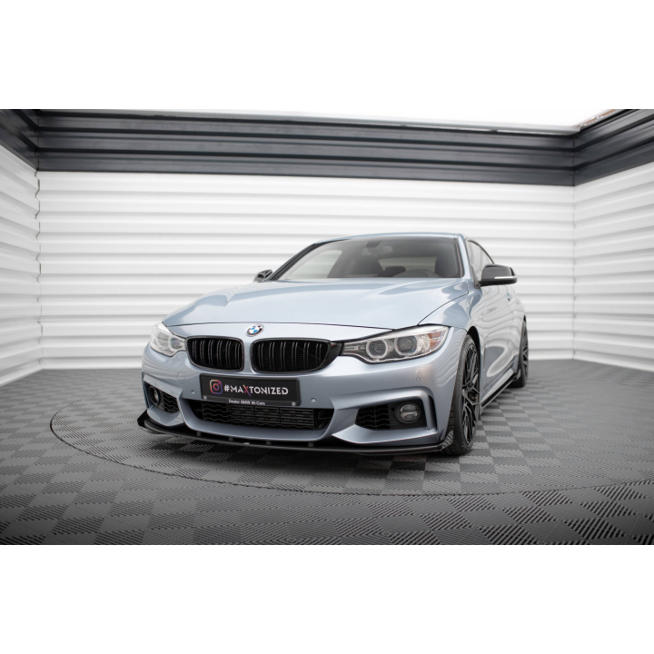 Splitter Przedni Street Pro + Flaps BMW 4 Coupe / Gran Coupe / Cabrio M-Pack F32 / F36 / F33