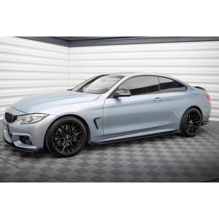 Dokładki progów Street Pro + Flaps BMW 4 Coupe / Gran Coupe / Cabrio M-Pack F32 / F36 / F33