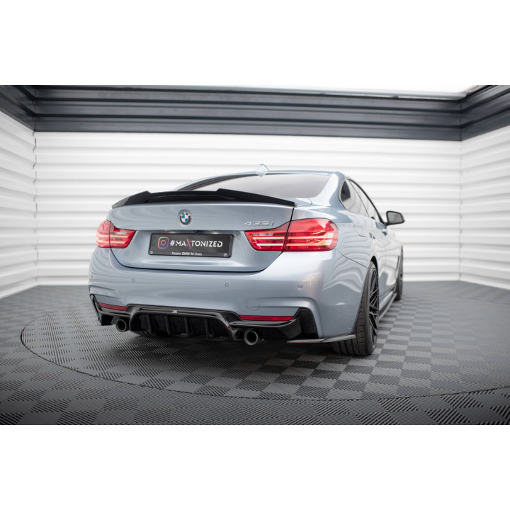 Dokładka Tylna BMW 4 Coupe / Gran Coupe / Cabrio M-Pack F32 / F36 / F33 (Wersja z pojedynczymi wydechami z dwóch stron)