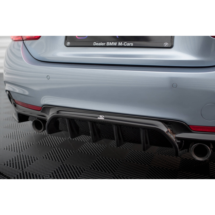 Dokładka Tylna BMW 4 Coupe / Gran Coupe / Cabrio M-Pack F32 / F36 / F33 (Wersja z pojedynczymi wydechami z dwóch stron)