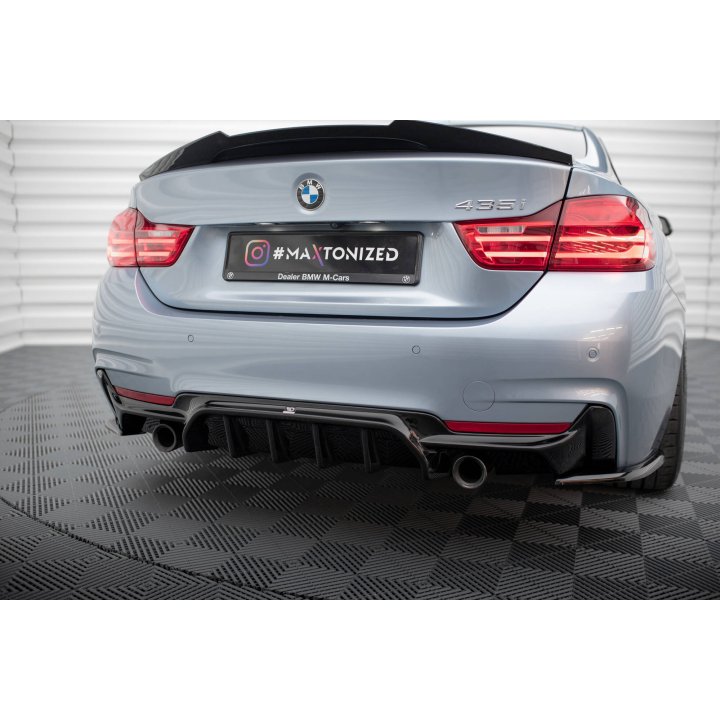 Dokładka Tylna BMW 4 Coupe / Gran Coupe / Cabrio M-Pack F32 / F36 / F33 (Wersja z pojedynczymi wydechami z dwóch stron)