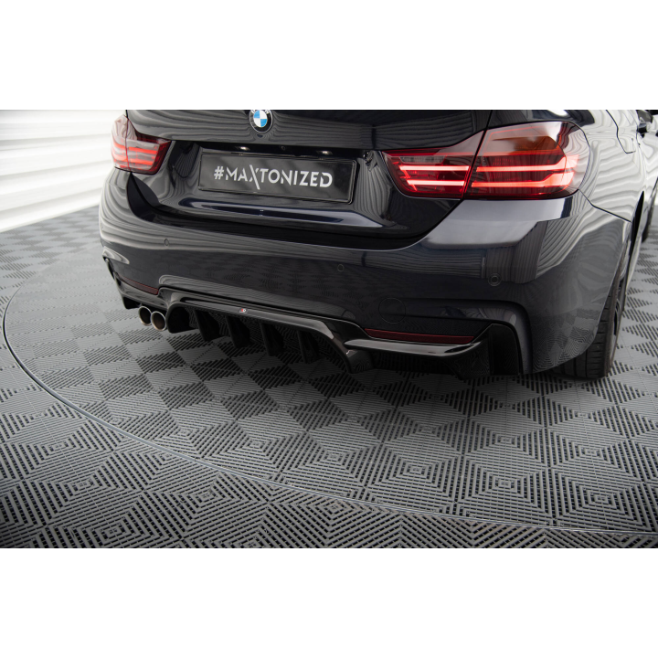 Dokładka Tylna BMW 4 Coupe / Gran Coupe / Cabrio M-Pack F32 / F36 / F33 (Wersja z wydechem z jednej strony)