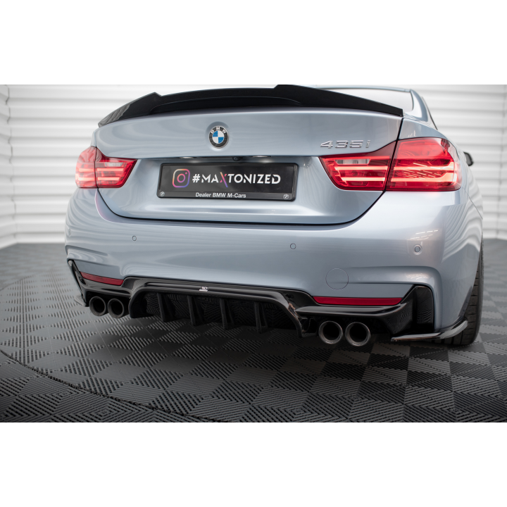 Dokładka Tylna BMW 4 Coupe / Gran Coupe / Cabrio M-Pack F32 / F36 / F33 (Wersja z podwójnymi wydechami z dwóch stron)