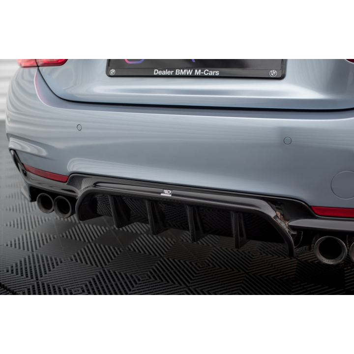 Dokładka Tylna BMW 4 Coupe / Gran Coupe / Cabrio M-Pack F32 / F36 / F33 (Wersja z podwójnymi wydechami z dwóch stron)