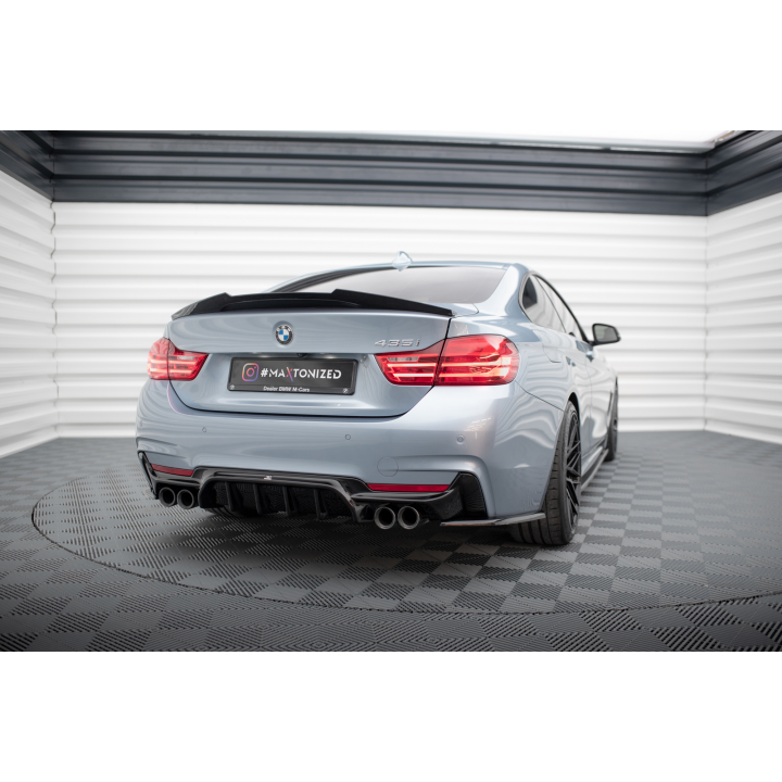 Dokładka Tylna BMW 4 Coupe / Gran Coupe / Cabrio M-Pack F32 / F36 / F33 (Wersja z podwójnymi wydechami z dwóch stron)