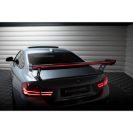 Karbonowy Spoiler Z Zewnętrznymi Wspornikami + LED BMW 4 F32 / 4 F32 M-Pack Coupe