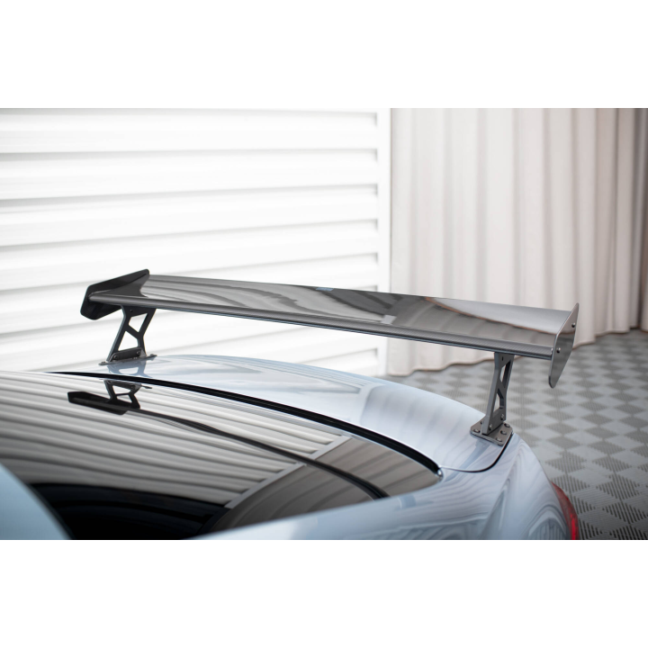 Karbonowy Spoiler Z Zewnętrznymi Wspornikami + LED BMW 4 F32 / 4 F32 M-Pack Coupe