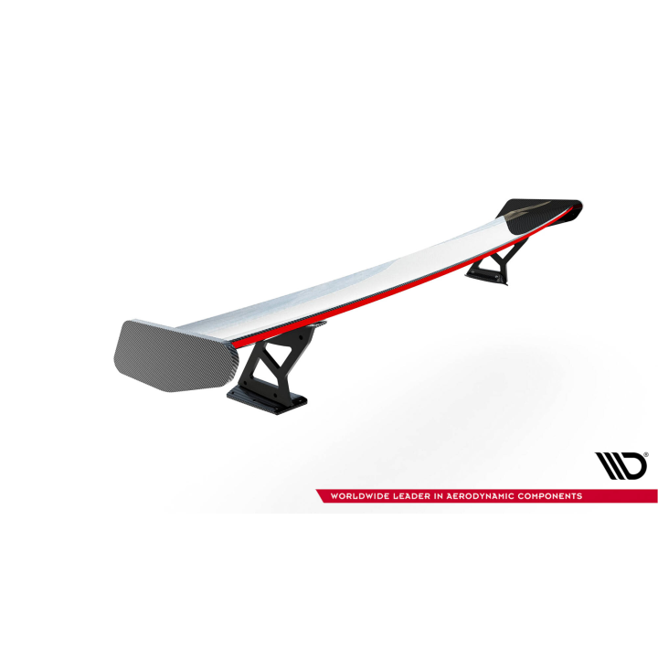 Karbonowy Spoiler Z Zewnętrznymi Wspornikami + LED BMW 4 F32 / 4 F32 M-Pack Coupe