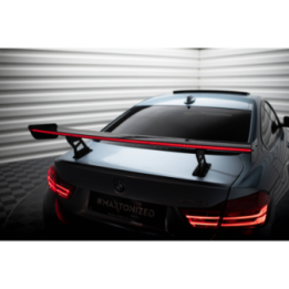 Karbonowy Spoiler Z Wewnętrznymi Wspornikami + LED BMW 4 F32 / 4 F32 M-Pack Coupe