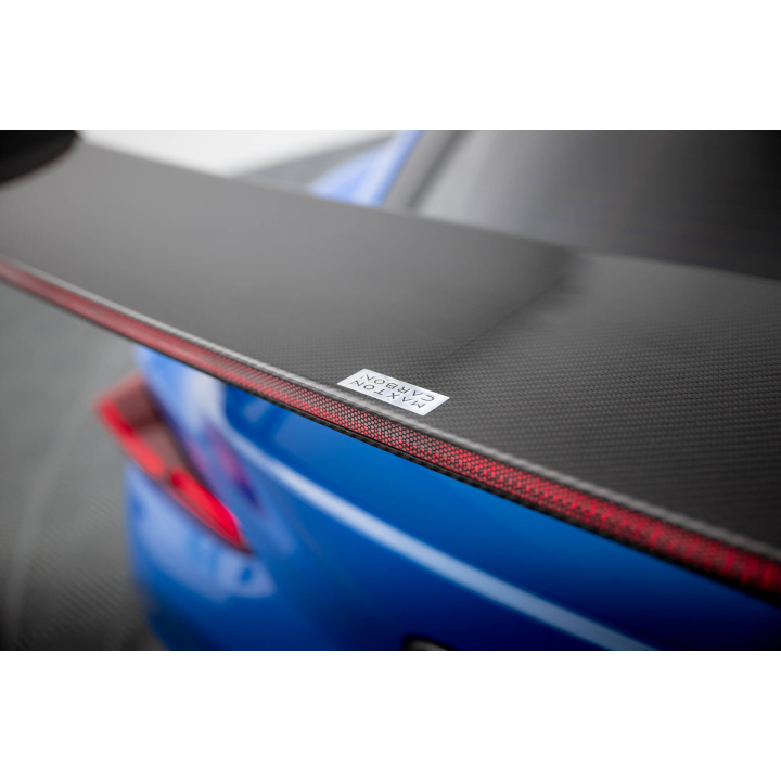 Karbonowy Spoiler Z Zewnętrznymi Wspornikami + LED Toyota Supra Mk5