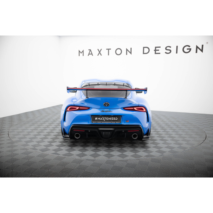 Karbonowy Spoiler Z Zewnętrznymi Wspornikami + LED Toyota Supra Mk5