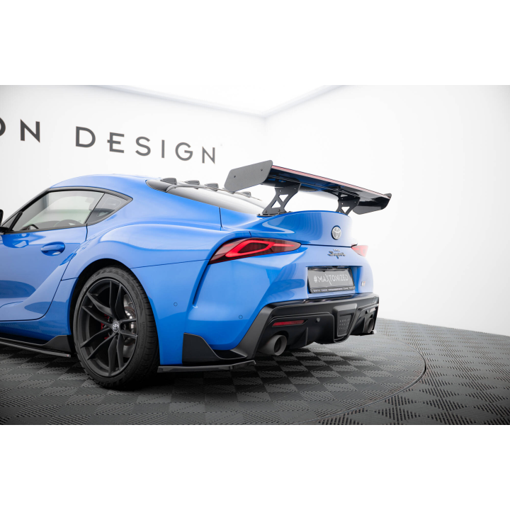 Karbonowy Spoiler Z Zewnętrznymi Wspornikami + LED Toyota Supra Mk5