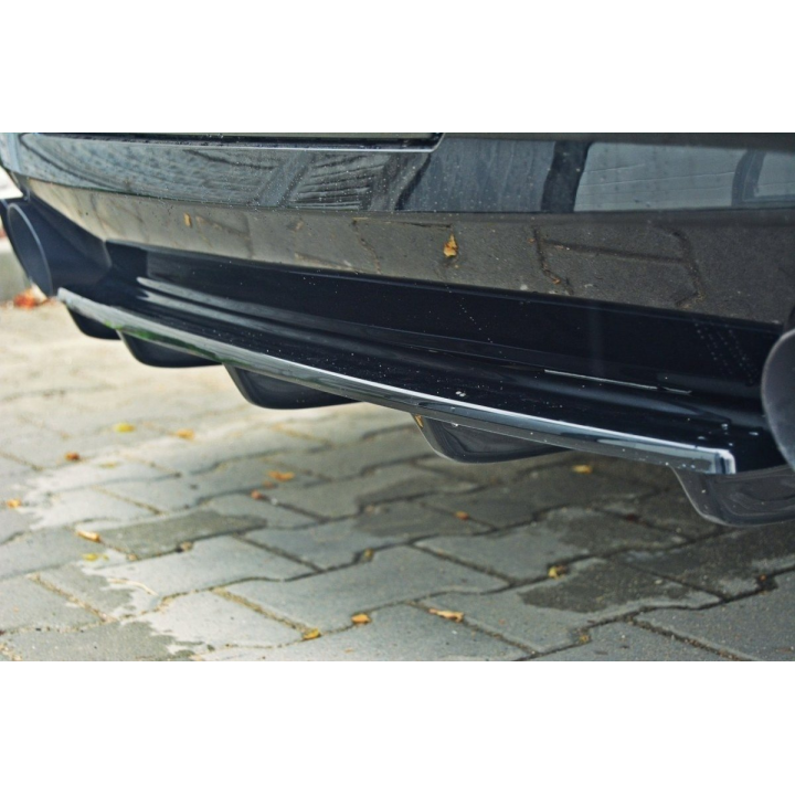 Splitter Tylny BMW 5 M-Pack Sedan/Touring F10/F11  (2 podwójne końcówki wydechu)