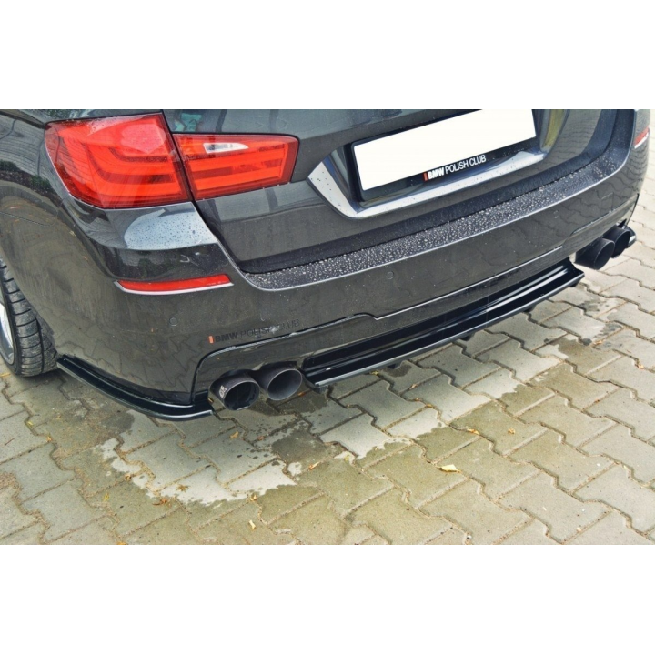 Splitter Tylny BMW 5 M-Pack Sedan/Touring F10/F11  (2 podwójne końcówki wydechu)