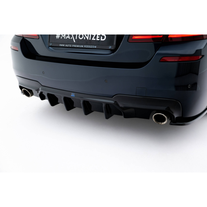 Dokładka Tylna V.2 BMW 5 M-Pack F10 / F11 (Wersja z dwoma pojedynczymi wydechami)