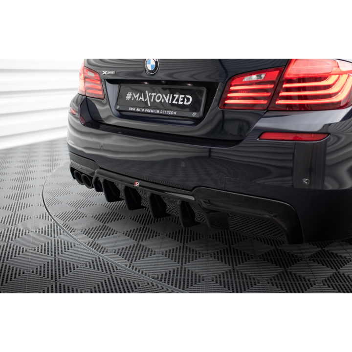Dokładka Tylna V.2 BMW 5 M-Pack F10 / F11 (Wersja z podwójnym wydechem z jednej strony)